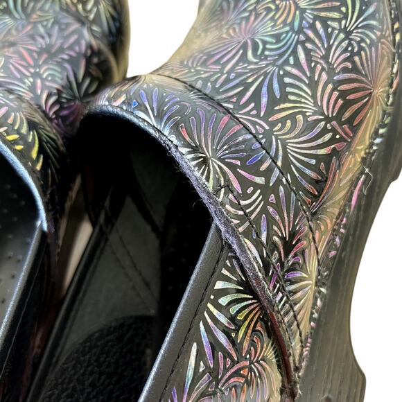 DANSKO Multicolor Genuine Leather Professional Clogs Starbursts EU42 US W11.5 - Picture 8 of 8
